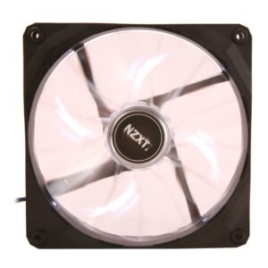 NZXT FZ LED Air Flow Series 140MM LED Case Fan White RF-FZ140-W1 - Cooling Systems