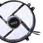 NZXT RF-FZ20S-W1 200MM Wide White LED Fan with Sleeved-Cable