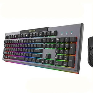 Delux KM9036+M700A Wired Gaming Keyboard and Mouse Combo - Computer Accessories