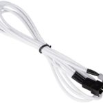 NZXT CBW-3F600 3-Pin Fan Extension Cable Cord White Braided