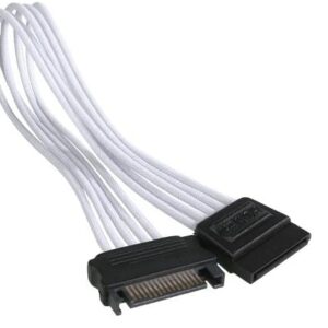 NZXT CBW-SATA-11P Individually Sleeved SATA Power Extension - Cables/Adapters