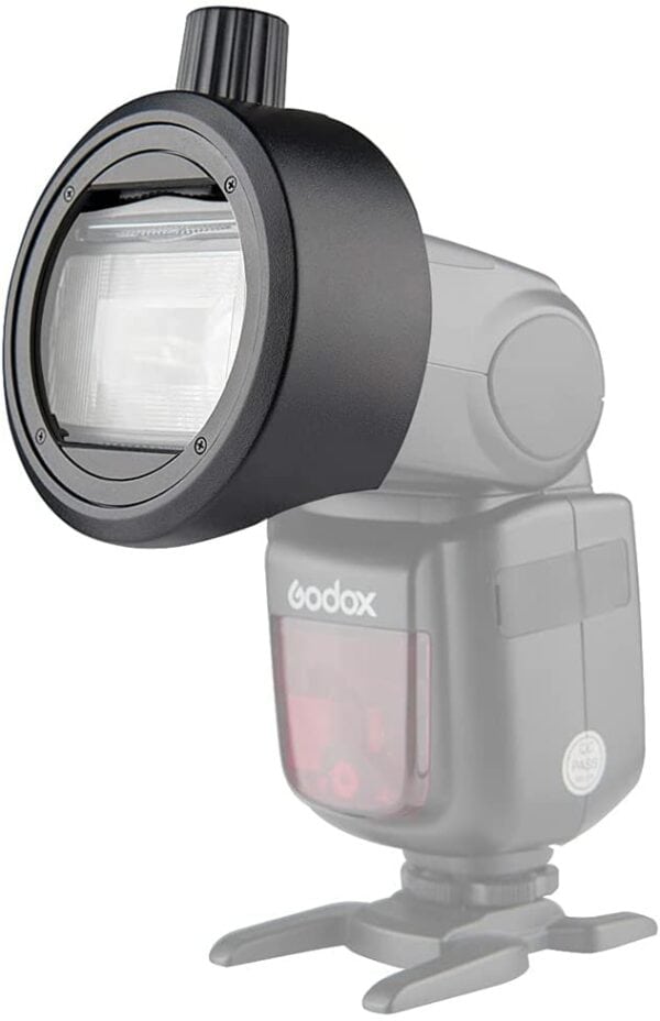 Godox S-R1 Round Flash Head Magnetic Modifier Adapter - Camera and Gears