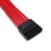 NZXT CBR-SATA-11P Individually Sleeved SATA Power Extension Red - Cables/Adapters