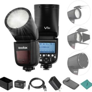Godox V1N Round Head Speedlite for Nikon - Camera and Gears