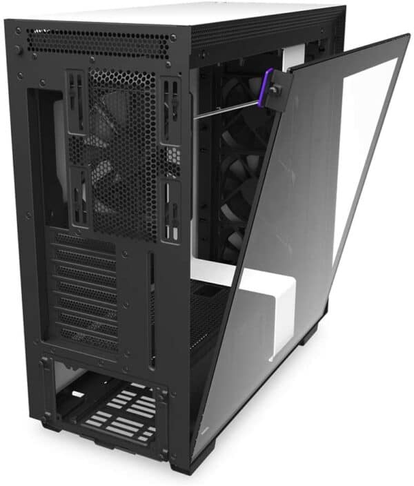 NZXT H710 ATX Mid Tower PC Gaming Case Matte White CA-H710B-W1 - Chassis