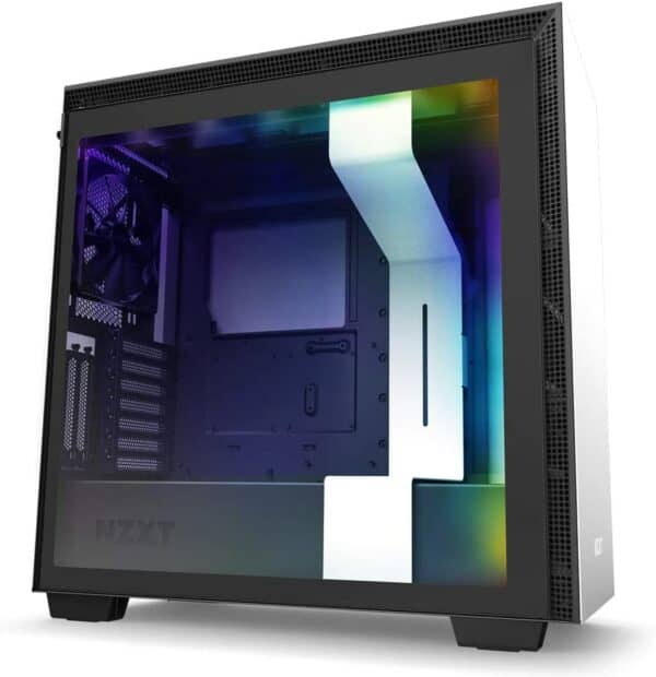 NZXT H710i ATX Mid Tower PC Gaming Case Matte White/Black CA-H710i-W1 - Chassis