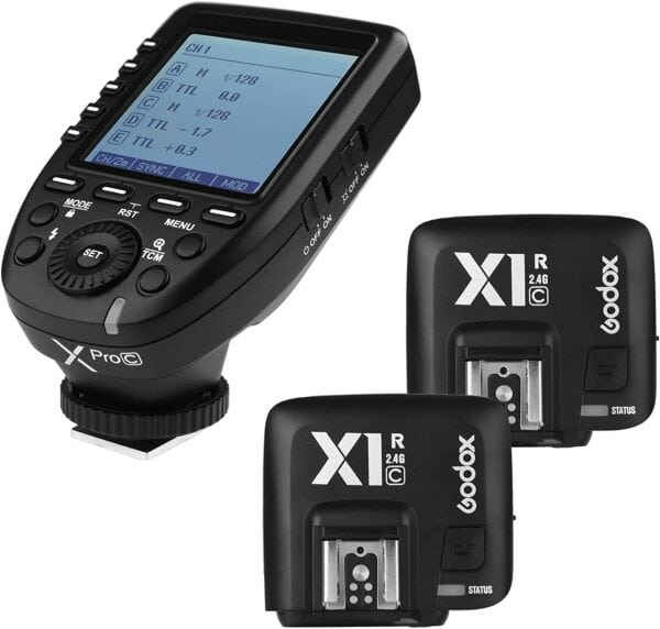 Godox Xpro-C 2.4G TTL Trigger Transmitter Compatible for Canon Flash - Camera and Gears