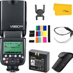 Godox V860II-N 2.4G TTL Li-on Battery Camera Flash Compatible for Nikon - Camera and Gears