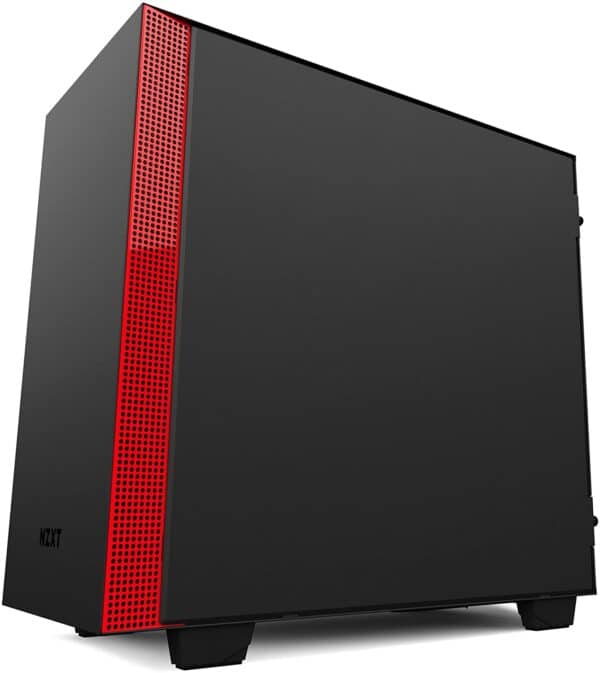 NZXT H400i Micro-ATX Computer Case Black/Red CA-H400W-BR - Chassis