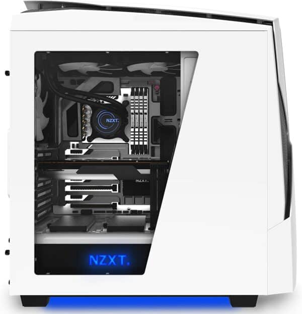 NZXT Noctis 450 Mid Tower Case Glossy White CA-N450W-W1 - Chassis