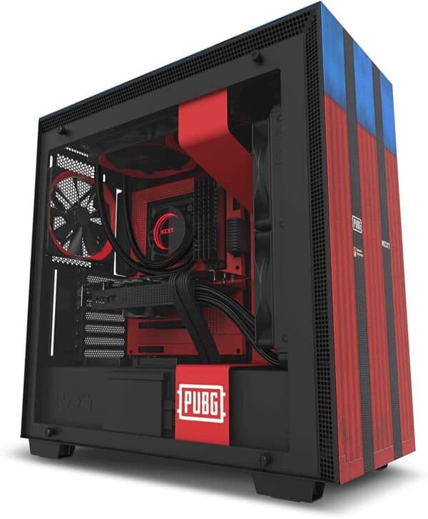 NZXT H700 PUBG Limited Edition Mid Tower Case Red/Blue CA-H700B-PG - Chassis