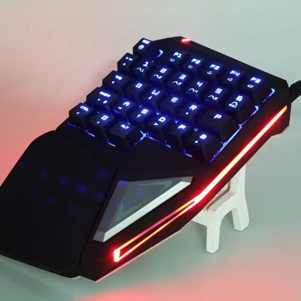Delux T9 PLUS Wired Gaming Single Handed RGB Keypad - Computer Accessories