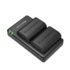 RavPOWER LP-E6 LP E6N Rechargeable Battery Charger Set for Canon - Camera and Gears