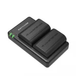 RavPOWER LP-E6 LP E6N Rechargeable Battery Charger Set for Canon