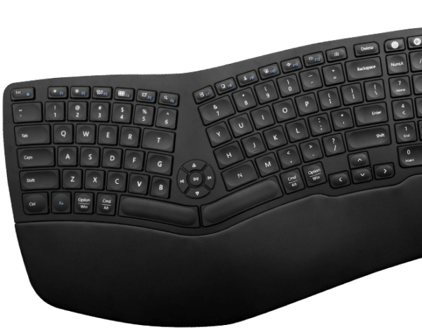 Delux GM902 Wireless Ergonomic Keyboard - Computer Accessories