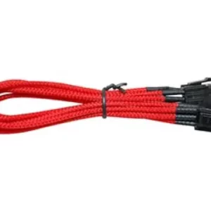 NZXT CBR-8V-45 Individually Sleeved 8Pin Video Extension Premium Cable Red - Cables/Adapters