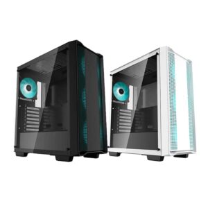 DEEPCOOL CC560 with 4x Included 120MM Fans Mid-Tower Computer Case R-CC560-WHGAA4-G-1 Black|White - Chassis