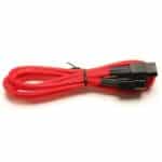 NZXT CBR-11MOLEX Individually Sleeved 8-Pin Video Extension Cable Red