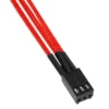 NZXT CBR-3F Single Sleeved 3-Pin Fan Extension Cable Red - Cables/Adapters