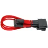NZXT CBR-43SATA 4-Pin Molex to 3 SATA Cable Red - Cables/Adapters