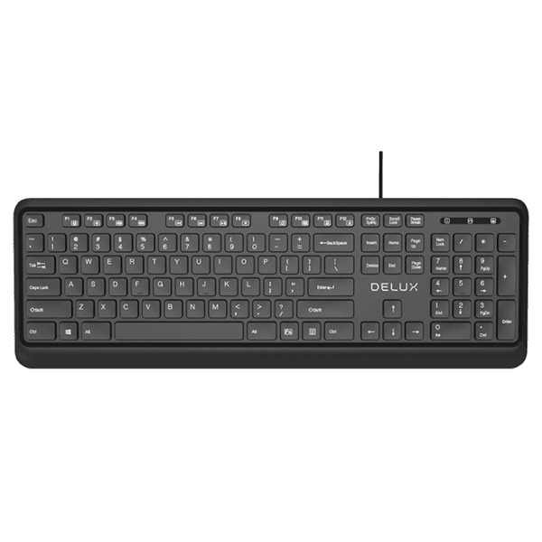 Delux KA190U Wired Multimedia Keyboard - Computer Accessories