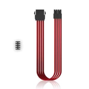 DeepCool EC300-CPU8P-RD Sleeve Cable 8 PIN Red - Cables/Adapters