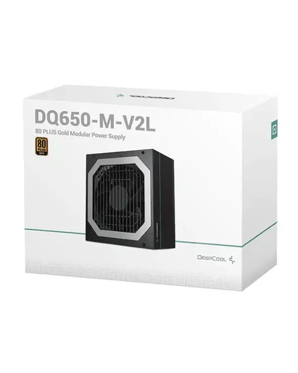 DeepCool DQ650-M V2L Fully Modular 650W 80 PLUS Gold Power Supply DP-GD-DQ650-M-V2L - Power Sources