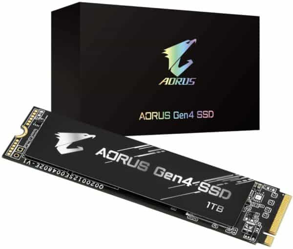 Gigabyte AORUS NVMe Gen4 M.2 500GB | 1TB | 2TB PCIE 4 NVME Solid State Drive - Solid State Drives