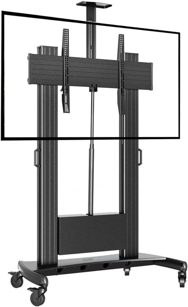 North Bayou TW100 TV Cart Heavy Duty Motorized Screen Lift TV Stand - Computer Accessories