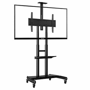 North Bayou AVA1800-70-1P Mobile TV Cart TV Stand with Wheels for 55" - 80" - Computer Accessories