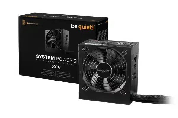 Be Quiet! System Power 9 CM 500W BN974, 80 Plus Bronze Efficiency Power Supply Unit - Power Sources