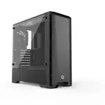 Phanteks MagniumGear Neo Silent MG-NE520S_BK01 Mid-Tower ATX Chassis, Silent Front Panel, Tempered Glass Side Panel, Skiron Fan, Black