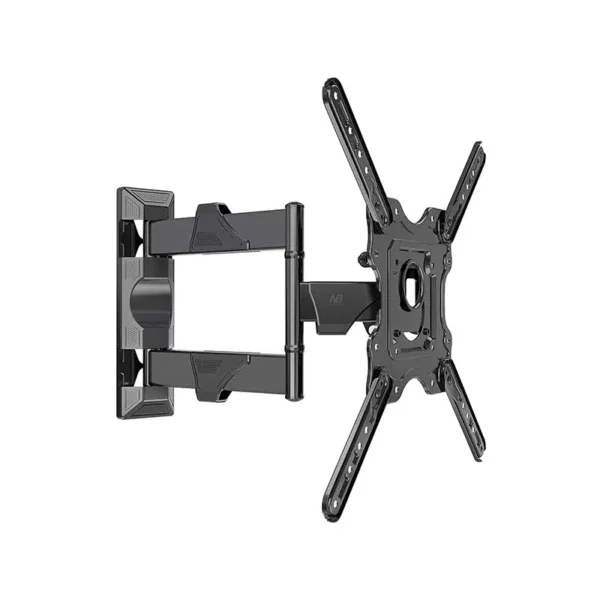 North Bayou P4 Flat Panel 32”-55” LED TV Wall Mount With Full Motion Swing Arm Monitor Holder Frame - Computer Accessories
