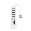 ORICO 6-Port USB3.0 HUB with Card Reader White TWU32-6AST-WH-EP - Cables/Adapters