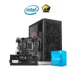 USAGI Intel Core i3 12100/8GB/480GB/Nexus Air M2 Student, Home and Office Photo Editing System Unit