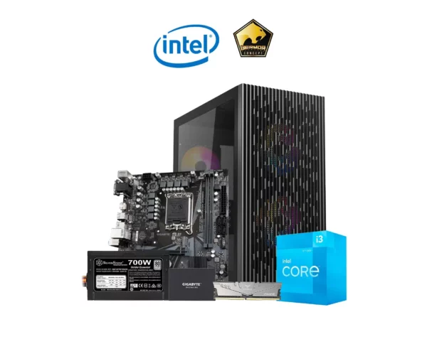 USAGI Intel Core i3 12100/8GB/480GB/Nexus Air M2 Student, Home and Office Photo Editing System Unit - Consumer Desktop