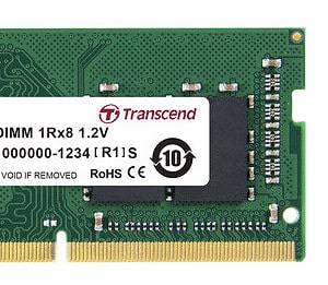 TRANSCEND 8GB JM DDR4 2666MHZ U-DIMM 1RX8 1GX8 CL19 1.2V Desktop Memory - Laptop Memory