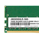 TRANSCEND 16GB JM DDR4 3200 U-DIMM 2RX8 1GX8 CL22 1.2V Desktop Memory