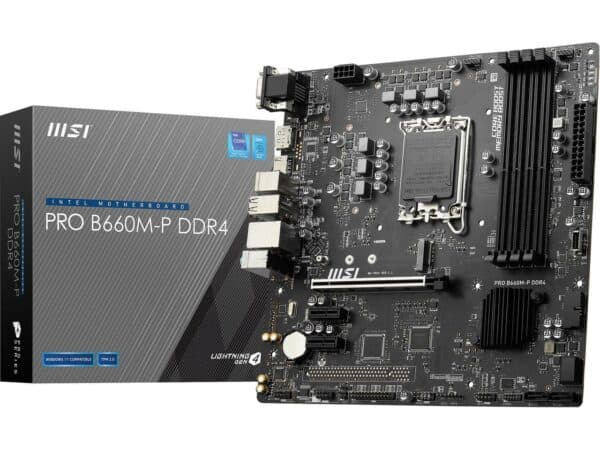 MSI PRO B660M-P DDR4 Intel Motherboard LGA 1700 - Intel Motherboards