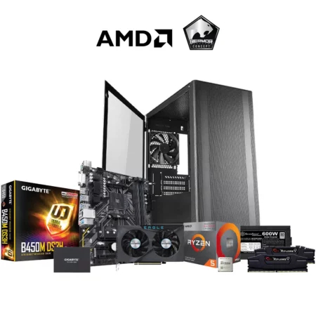 BANGALORE AMD Ryzen 5 4500/16GB/480GB/RX 6400 High Performance Editing & Gaming APU System Unit - BTZ Flash Deals