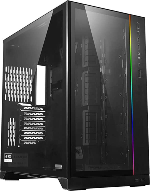 Lian Li O11 Dynamic XL ROG Black | White | Silver ATX Full Tower Gaming Computer Case - Black