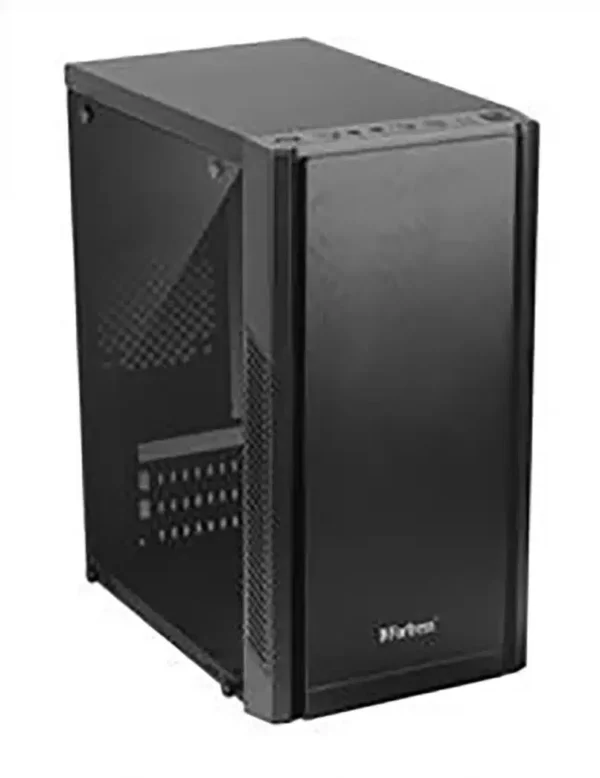 Fortress Carbide D213BB PC Case Acrylic Sidepanel with 600W Power Supply Unit - Chassis
