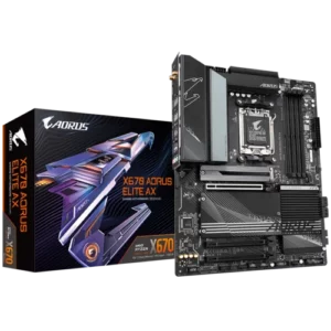 Gigabyte X670 Aorus Elite AX  AMD Ryzen 7000 Series AM5 Motherboard - AMD Motherboards