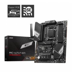 MSI PRO X670-P WIFI AMD Ryzen 7000 Series AM5 Motherboard - AMD Motherboards