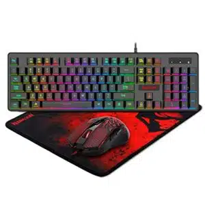 Redragon S107-1 3 in 1 Gaming Keyboard | Mouse | Mousepad Bundle Set - Computer Accessories