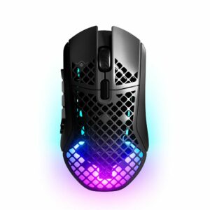 Steelseries Aerox 9 Wireless Lightweight Wireless MMO & MOBA Gaming Mouse 62618 - Computer Accessories