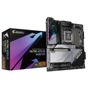 Gigabyte X670E Aorus Master  AMD Ryzen 7000 Series AM5 Motherboard - AMD Motherboards
