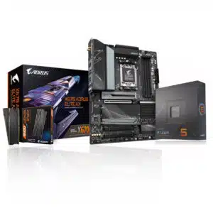 AMD Ryzen 5 7600X + Gigabyte X670 Aorus Elite AX + Gigabyte 2x16GB DDR5 5200Mhz Bundle - AMD Motherboards