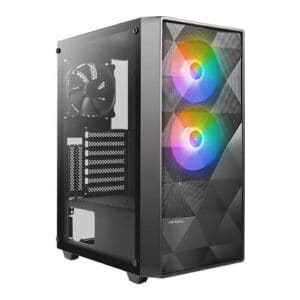 Antec NX270 TG Mid Tower w/ 2x RGB Fans Gaming Case - Chassis