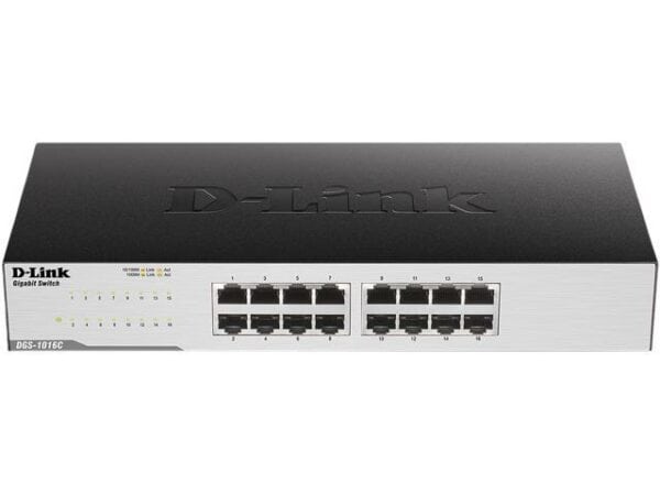 Dlink 16 Port Gigabit Unmanaged Switch DGS-1016C - Networking Materials